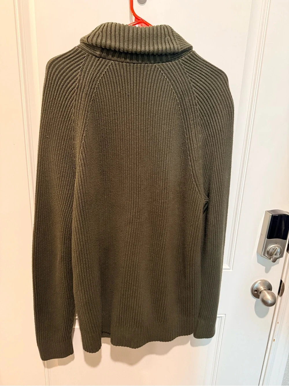 Banana Republic Men’s Olive Shawl Collar Cardigan Sweater